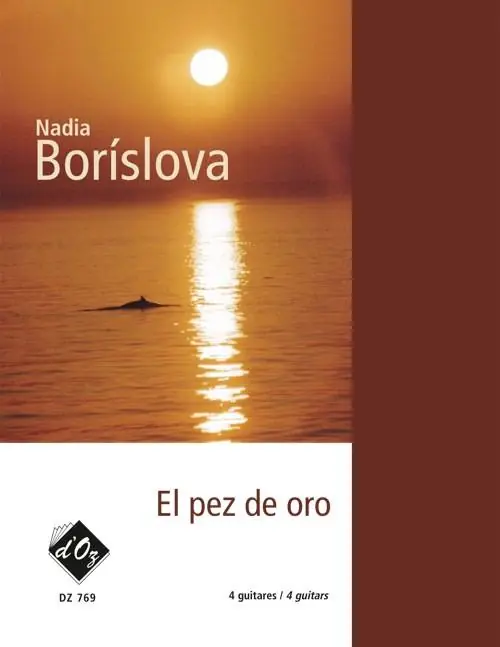 Bon Plan Les Productions d‘Oz El pez de oro - Borislova - Classical Guitar Quartet - Score/Parts
