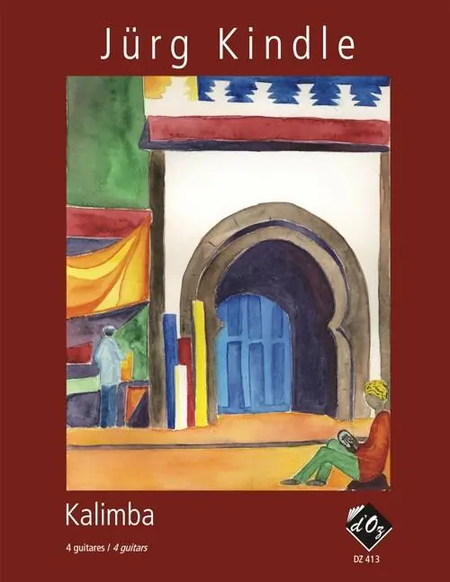 Les Productions d‘Oz Kalimba - Kindle - Classical Guitar Quartet - Score/Parts Meilleur Choix